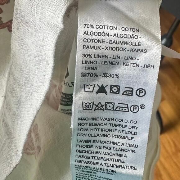 Dockers Women’s Classic Cotton-Linen Camp Collar Short Sleeve Shirt | Size XL - Picture 2 of 10